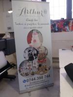Rollup banner personalizat - Sisteme expozitionale portabile